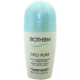 Deo Pure Antiperspirant Roll On by Biotherm, 2.53 Ounce