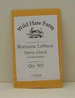 Romaine Lettuce: Parris Island Cos (500+ seeds): Patio