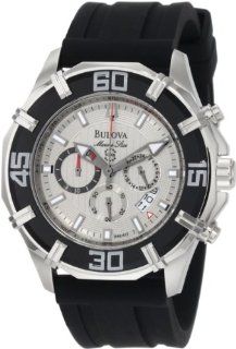 Bulova Mens 96B152 Solano Marine Star Rubber Strap Watch Watches