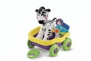 Amazing Animals Zebra and Train Car Toys & Games