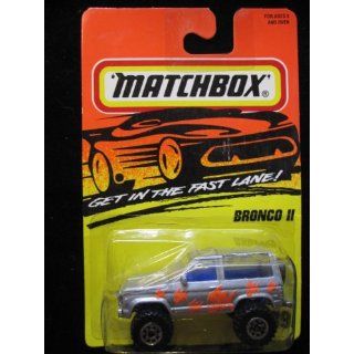 Ford bronco ll (silver) Matchbox Super Fast Series #39