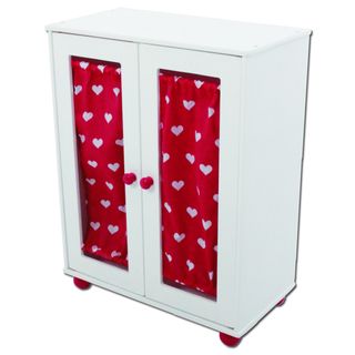 The New York Doll Collection Doll Armoire Closet