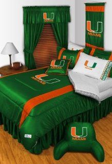 University of Miami Hurricanes Sidelines Twin Bedding Set