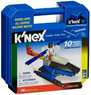 com Knex Speed Machines 10 Model Building Set  154 pcs Toys & Games