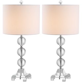 Indoor 1 light Fiona Crystal Table Lamps (Set of 2)