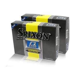 Srixon Q Star Tour Yellow Golf Balls (Case of 24)