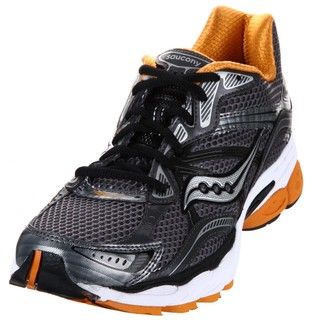 Saucony Mens ProGrid Omni 10 Grey/Orange Running Shoes