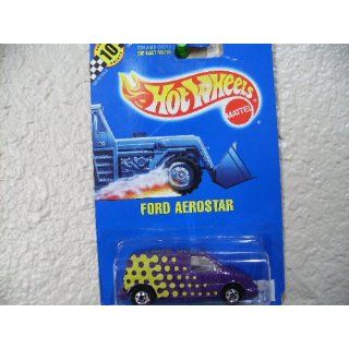 Hot Wheels Ford Aerostar #151 All Blue Card Purple with 5