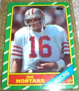 1986 Topps Joe Montana #156 NFL Football Trading Card