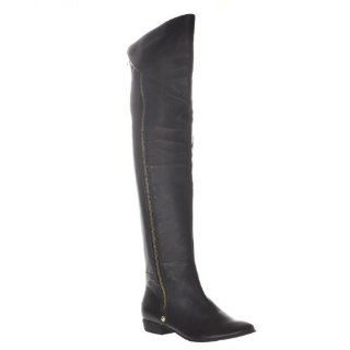 Joie Caravan Womens Tall Black Leather Boots,sz 5
