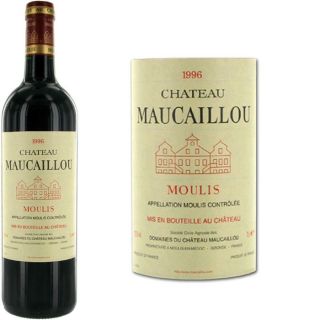 Château Maucaillou   AOC Moulis   Millésime 1996   Vin rouge   Vendu