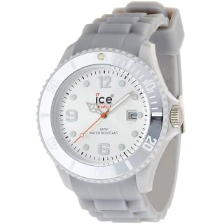 Ice Watch Mens Sili Collection Silver Silicone Strap Watch Today $70