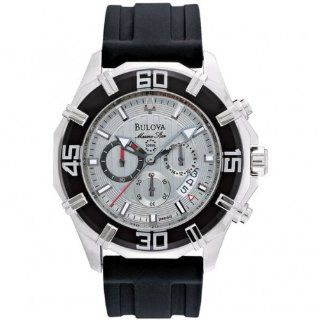 Bulova 96B152 Mens Chronograph Grey Black Watch Watches