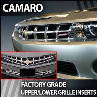 2010 2013 Chevy Camaro Chrome Grille Upper/Lower  