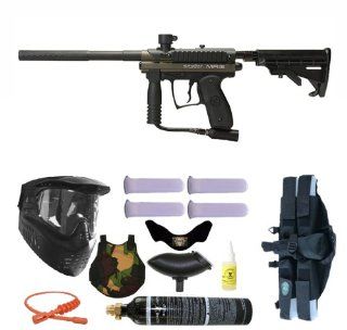 Spyder MR100 Pro Paintball Gun 4+1 9oz Protector MEGA Set