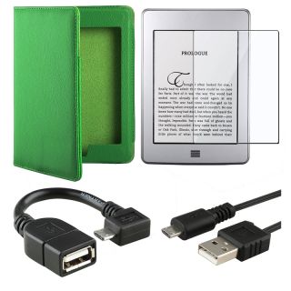 Leather Case/ LCD Protector/ Cable/ Adapter for  Kindle Touch