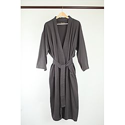 Pure Fiber 100 percent Organic cotton Kimono style Belted Bathrobe