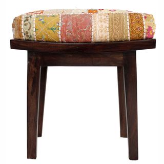 Casual Living Multi Patchwork Stool