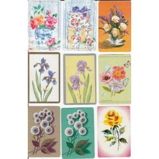 9 Single Flower Swap Playing Cards 
