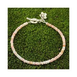 Silver Blossoming Hope Pink Opal Bracelet (Thailand) Today $49.99 2