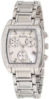 Bulova Womens 96R163 Diamond Bezel Watch: Watches: