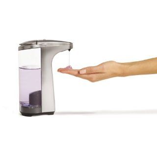 simplehuman Sensor Pump for Soap or Sanitizer, Brushed Nickel, 13