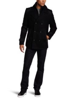 Marc Ecko Cut and Sew Mens Pier Peacoat Clothing