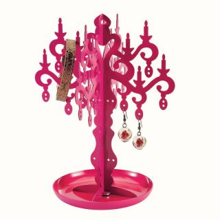 Porte bijoux chandelier rose DE102F   Achat / Vente BOITE A BIJOUX