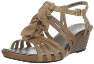 Clarks Womens Lucia Resort Wedge Sandal Shoes