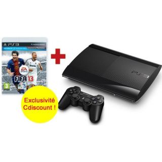 CONSOLE PS3 SLIM NOIRE 12 GO + FIFA 13   Achat / Vente PLAYSTATION 3