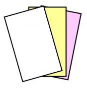 167 Sets NCR Paper, 3 Part, Legal Size Straight Collated