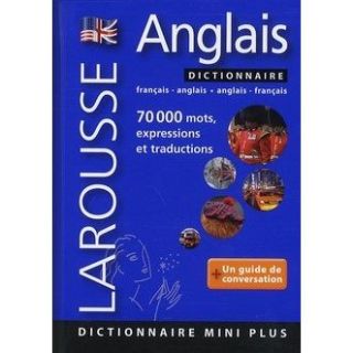 DICTIONNAIRE   LANGUE Dictionnaire Larousse mini plus ; anglais franç