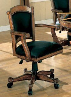 Solid Oak Upholstered Arm Chair Furniture & Decor