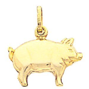 Pig Charm  XCH170 Jewelry