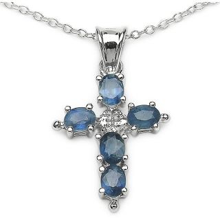 blue sapphire cross necklace msrp $ 109 99 today $ 38 99 off msrp 65