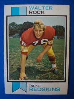 Trading Card Washington Redskins Walter Rock #169: Sports & Outdoors