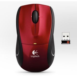 Logitech M505 Red Wireless Mouse (Refurbished)