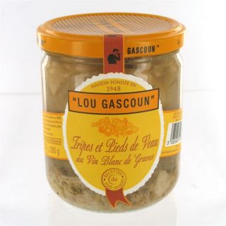 Tripes/pieds de veau cuisinés 390g Lou Gascoun   Achat / Vente PLAT A