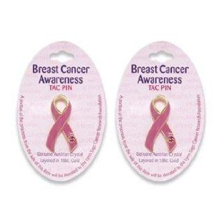 Breast Cancer Awareness   Pink Ribbon Tac Pin Case Pack 72