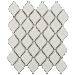 SomerTile 11 x 9.75 inch Casablanca Selene Porcelain Mosaic Tile (Pack