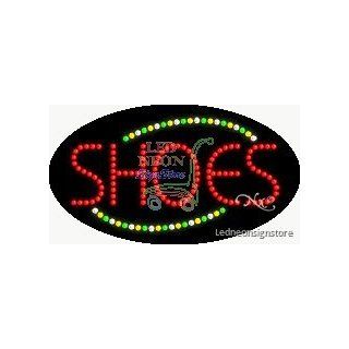 Shoes LED Sign 15 inch tall x 27 inch wide x 3.5 inch deep