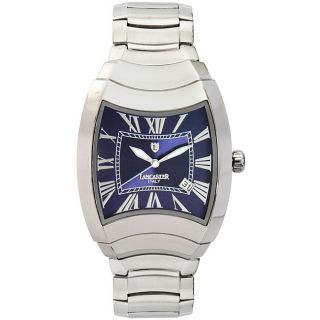Lancaster Italy Mens Universo Tempo Steel Watch