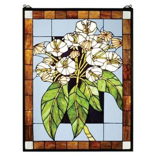 Mountain Laurel Stained Glass Window