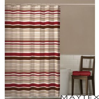 Maytex Meridian Stripe Shower Curtain