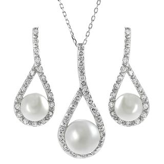 Tressa Collection Sterling Silver Cubic Zirconia Jewelry Set