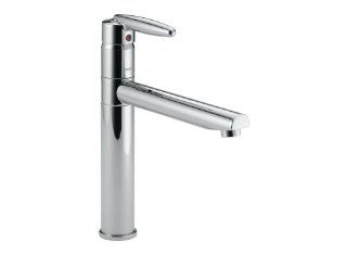 Delta Faucet 185 Grail Single Handle Kitchen Faucet, Chrome   