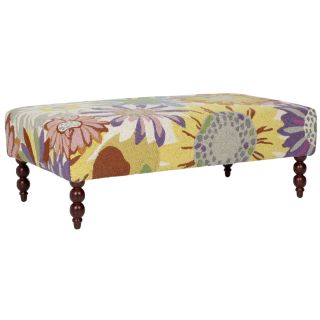 Maxi Floral Hand hooked Rug Ottoman Today $398.99 Sale $359.09 Save