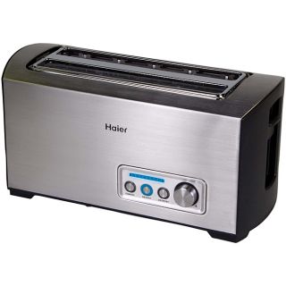 Haier TST240SS Stainless Steel 4 slice Digital Toaster