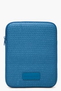 Marc By Marc Jacobs Blue Logo Cartridge iPad Case for men