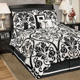 Black and white King Bedding Set Comforter